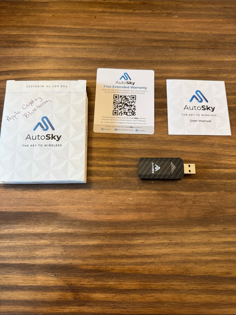 Black USB Bluetooth Adapter - Wireless Car/Device Receiver